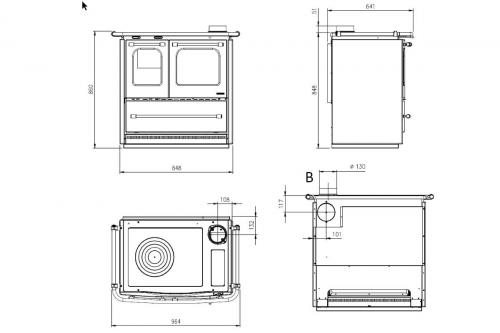 cooking stove Sovrana Easy from La Nordica